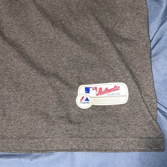 MLB Authentic collection (Boston Red Sox) grey tee in size 2XL - Picture 2 of 5